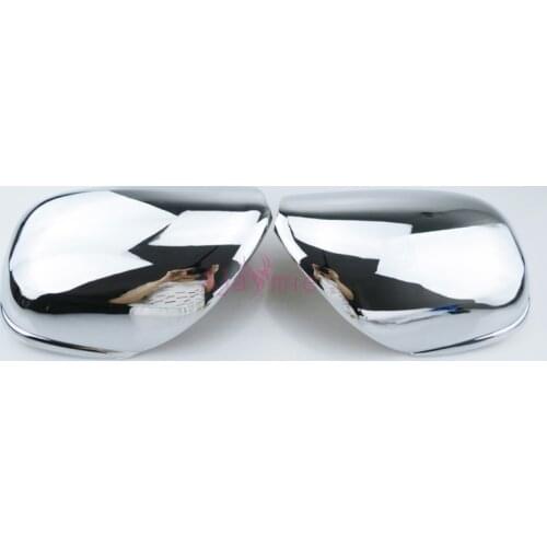 Door Mirror Cover Rear View Overlay Rearview Frame 2003-2009 Car Styling For Toyota Land Cruiser 120 Prado FJ120 Accessories