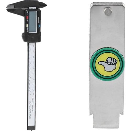 Electronic Digital Caliper with Gemstone Jewelry Diamond Measuring Foot Size Measuring Six Caliper Tool Jewelry