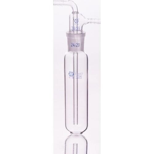 Hydrazine with ground mouth 24/29,Capacity 100ml,Detachable straight cold hydrazine,Split straight cold trap