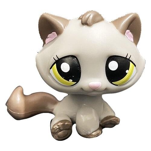 LPS cute toys old pet shop spaniel collie great dane mini short hair kitten husky dog rare figure collection