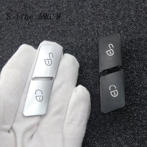 For Mercedes Benz GLA CLA GLK GLE CLS ML GL A B C E class W204 W207 W212 W166 W176 X156 C117 Car Door Lock Switch Button Sticker