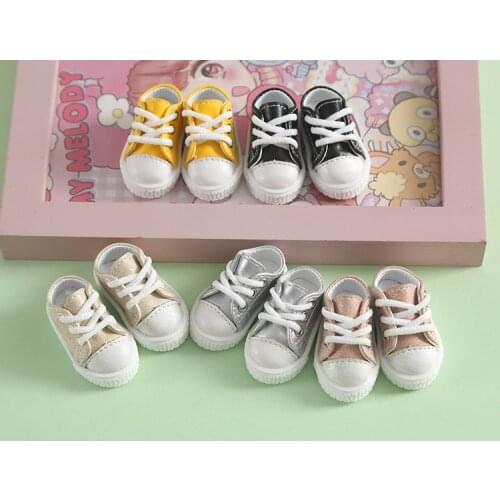 BJD doll shoes suitable for 1-6 size YOSD canvas shoes sports shoes board doll accessories
