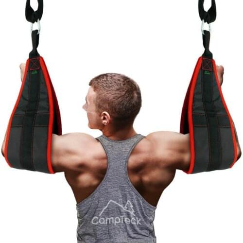 Hanging Ab Straps Padded Ab Sling Abdominal Crunch Gym Chin Up Abs Training Bodybuilding Fitness Equipment High Strength Nylon