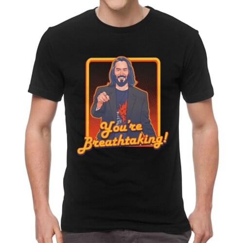 You're Breathtaking T Shirt Men Cotton Printing T-shirt Graphic Tshirt Short Sleeve John Wick Tee Top