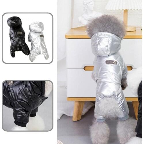 Easy-wearing Four-leg Pet Dogs Fleece Hooded Coat Costume Pet Accessories