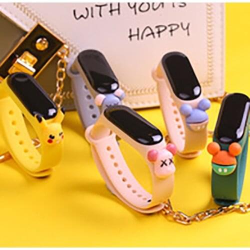 Silicone ChildrenS Watch Boy Girl Student Digital Waterproof Digital ChildrenS Watch LED Cartoon Electronic Sports Watch