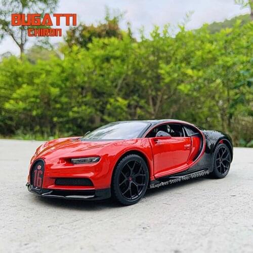 Maisto 1:24 Bugatti Chiron Sport simulation alloy car model crafts decoration collection toy tools gift