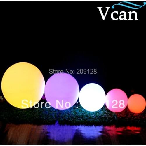 50cm Big Size Large Outdoor indoor colours change remote control LED Ball Battery Operated Lights