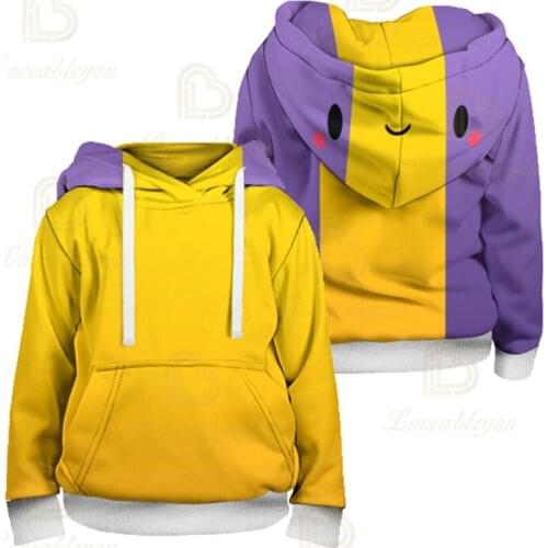 Game 3D Print Star Hoodie Leon Kids Spring Summer Thin Hoodies Crow Cartoon for Boy Girl Child Gift Hoodies Men Clothes