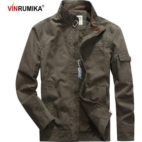 VINRUMIKA Mens Spring Jackets