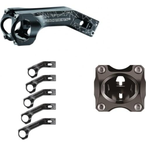 FOURIERS SM-MB114 Mountain Bike Cycling stem -25 degree Aluminum CNC Bicycle stem riser 80-120MM