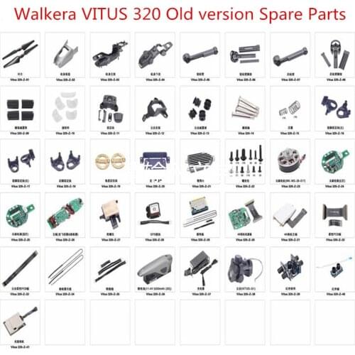 Walkera VITUS 320 RC Drone Spare Parts 4K/Night Vision/Optical Flow Camera GPS Infrared component Cable charger etc Link 2