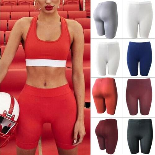 Brand New Women Sports Shorts Stretch Running Gym Fitness Short Pants Workout Beach Casual Seamless Yoga Slim Tight Shorts