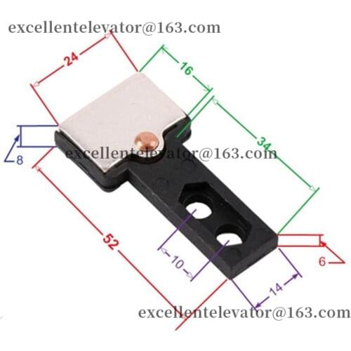 0701 0702 Elevator Door Vane Contact T Type 1 Pack=5 Pieces