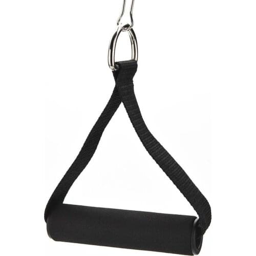 1Pc D Ring Pulldown Tricep Bank Tension Pull Rope Cable Handle V Bar Dip Resistance Exercise Training Arms Strength Accessories