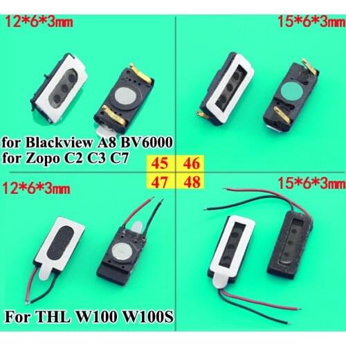 Cltgxdd 2pcs Ear Speaker receiver earpieces Connector for Blackview A8 BV6000 BV6000S Pro For THL W100 W100S for Zopo C2 C3 C7