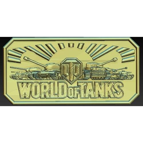 3d Model in STL format for CNC Router 3D Printer World of Tanks