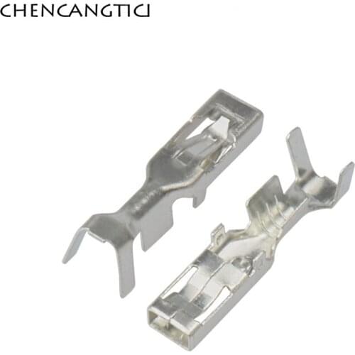 50 Pcs Brass Tinned Pins Automotive Crimp Terminals Connector Female 3.5 MM Splice Terminal DJ624-3.5B DJ624-3.5A G118 H62