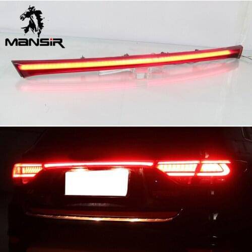 Car LED Rear bumper light Rear Fog Lamp Auto Brake Reflector For Kia Rio X-line X line 2017 2018 2019 Rear Lights Assembly