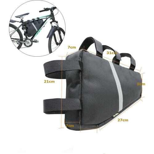 Mountain Bicycle Triangle Tube Frame Battery Bag Case Storage Waterproof Bicycle Accessories Bike Bag eBike Accessories 31cm