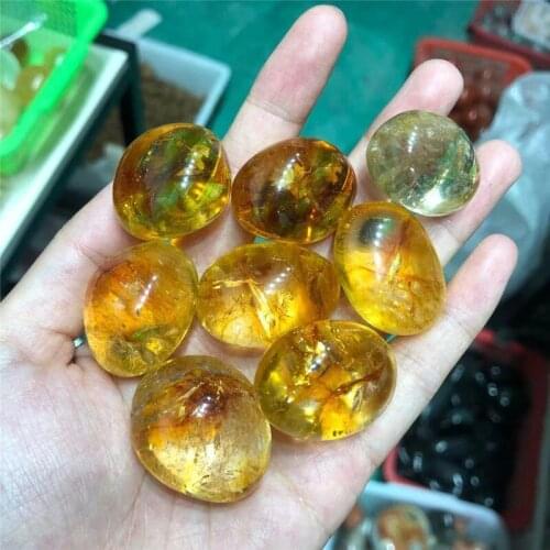 20-30mm premium crystals healing stones natural citrine for home decoration