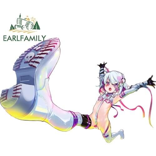 EARLFAMILY 13cm x 8.8cm for Dohna Dohna Personality Decal Creative VAN Stickers Fashion Occlusion Scratch Car Sticker Decoration