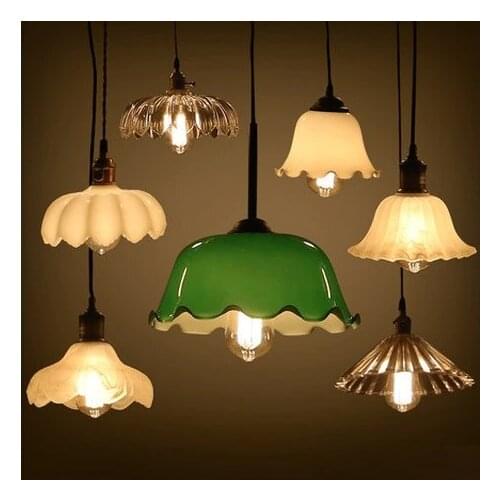 Loft Style Edison Glass Droplight Industrial Vintage LED Pendant Light Fixtures For Dining Room Hanging Lamp Lustres De Sala