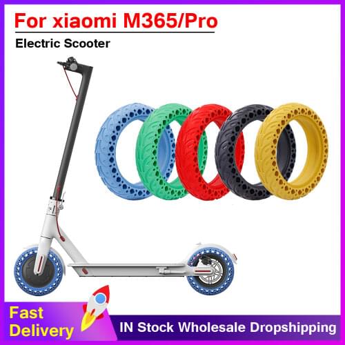 Durable Tire for Xiaomi Mijia M365 MI Scooter Tyre Solid Hole Tires Shock Absorber Non-Pneumatic Tyre Damping Rubber Tyres Wheel