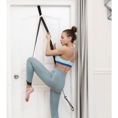 Adjustable Sports Yoga Ballet Band Gymnastic Exercise Rope Soft Tension Stretching Strap Leg Stretcher Belt Resistance Bands Hot