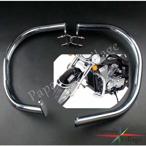 Chrome Steel Motorcycle 1-1/4" Highway Crash Bar Engine Guard For HONDA Shadow VT750C2B Phantom DC Spirit C4/C5 Shadow 07-17