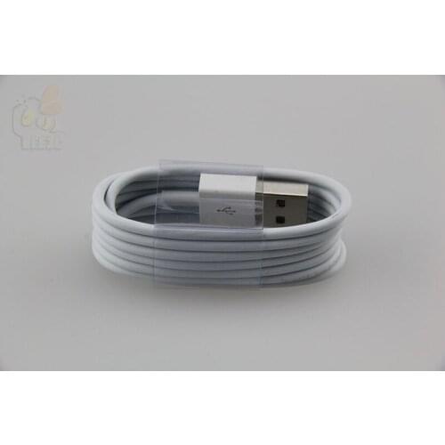 1m white 8 pin 8pin USB data charger cable for iphone7 iphone 6 5s 5c 6s plus IOS Sync Charging wire cord 5A quality 100pcs/lot