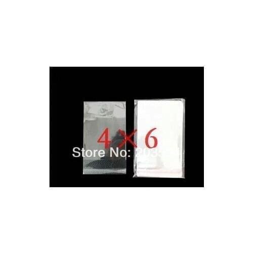 1000pcs Clear 4x6cm Small plastic bags for jewelry Self Adhesive Seal OPP Package bag 1.6x2.4inches