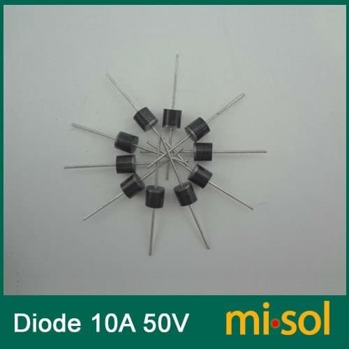 50pcs/lot - 10A 50V Schottky Diode, SCHOTTKY BARRIER RECTIFIER, for solar panel DIY