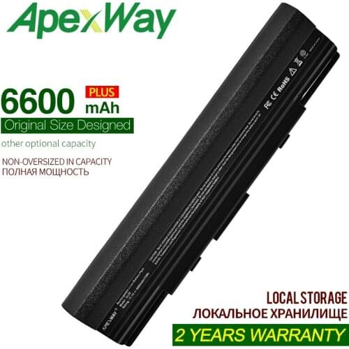 Laptop Battery For Asus EEE PC 1201N 1201NL 1201PN 1201T 1201X 1201H UL20A UL20F UL20FT UL20G UL20GU A32-UL20 1201HA 1201HAB