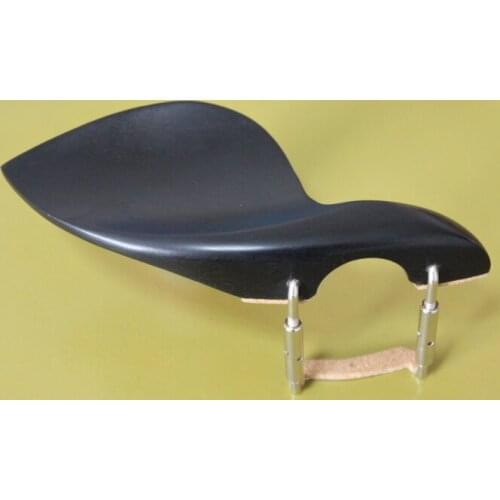 The violin accessories, violin, and chin rest have been fitted with the chin screw