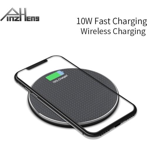 PINZHENG Wireless Charger For iPhone 12 Pro Mini Max Charger Wireless Charging 10W Compatible With Qi Adsorption