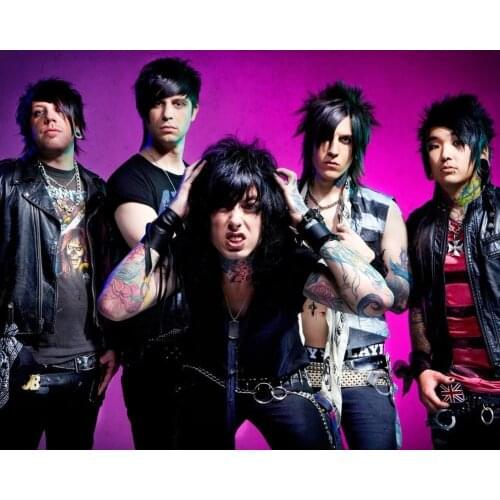 Home Decor Falling In Reverse Music Stars-Silk Art Poster Wall Sicker Decoration Gift