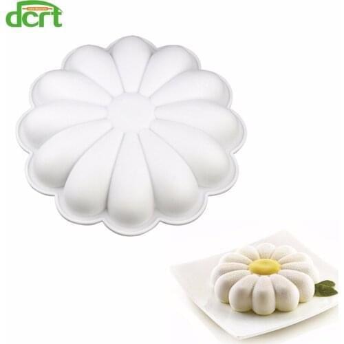 DIY Flower shape Silicone Molds for Cake Chocolate Mousse Pastry Tools Cake Decorating baking mold