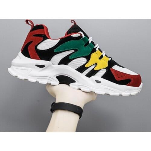 2021 New Designer Mens Sneakers Fashion Men Casual Shoes Autumn Colorful Male Sneakers Lace-up Non-slip Tennis Shoes Original