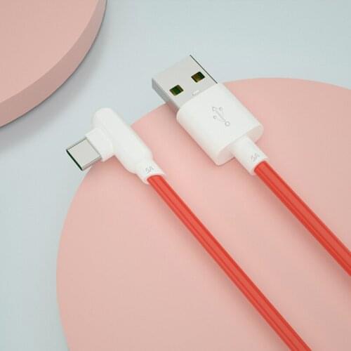 90 Degree USB 3.1 Type C Warp Charge Cable 5A Dash Charger Cable For One Plus 9 8 Pro 9R Oneplus Nord N10 N100 5G Fast Charging