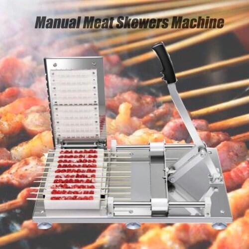 Kebab Making Machine Manual Meat Skewers Machine