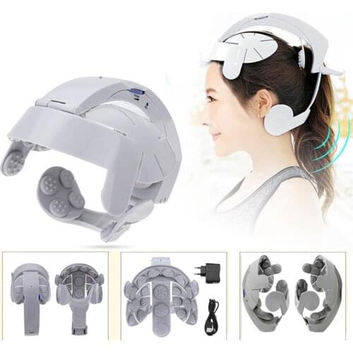 Head Massager Electric Head Brain Relax Acupuncture Points Stress Release Vibration Massage Device Stimulator For Relax Relaxati