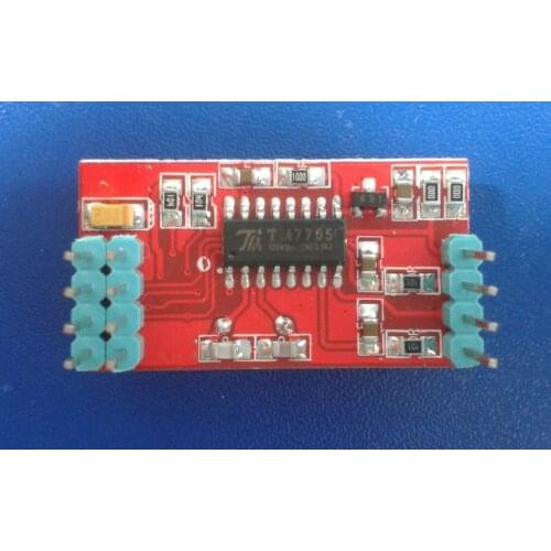 Free shipping AD7705 dual channel 16 bit ADC data acquisition module input gain programmable SPI interface TM7705