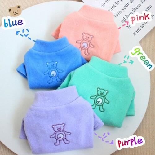 Soft Fleece Pet Dog Clothes Winter Warm Dog Coat Jacket For Dogs Chihuahua French Bulldog Clothing For Dogs Hoodie Ropa Perro