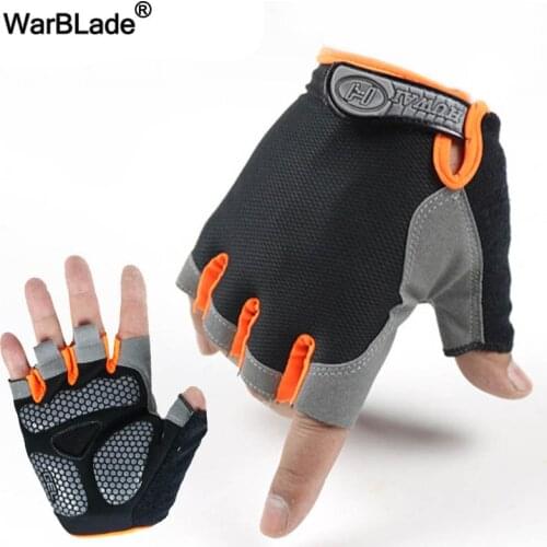 Half Finger Mittens Gym Gloves Men Women Breathable Sports Exercise Weight Lifting Gloves Body Building Training Fitness Gloves