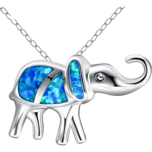 Giant Elephant Charm Pendant Fashion animals pendant necklace female ornament jewelry