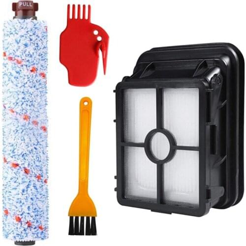 Vacuum Cleaner Square Parts Hepa Filter Multi-Surface Brush Roll L& Filter for Bissell Crosswave 1785Q 1785F 1785B