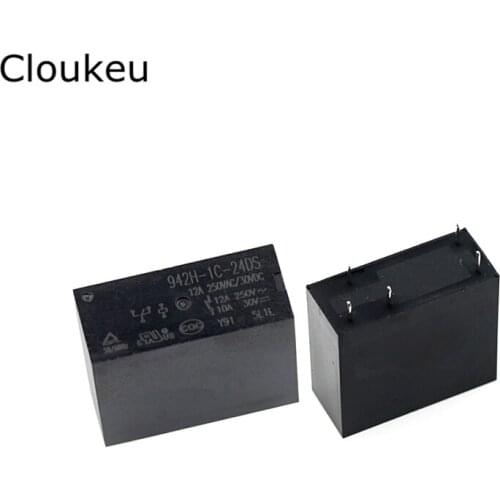 100Pcs Relay DIP5 942H-1C- 12DS 24DS 12V 24V 12A