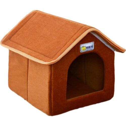 Foldable Pet House Four Seasons Universal Kennel Removable and Washable Dog Cat Bed Outdoor Pet Shelter