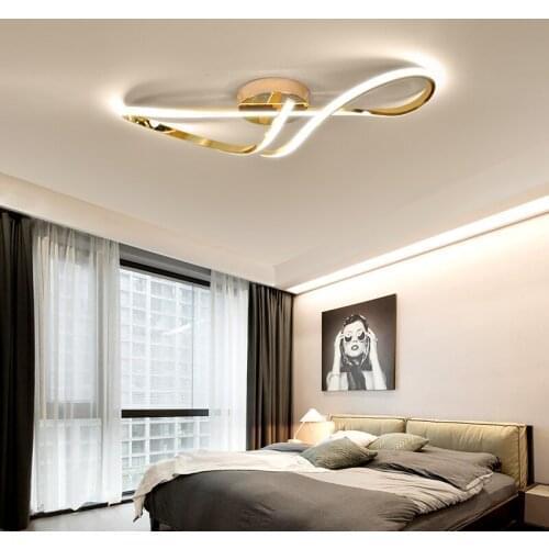 Gold chrome plating Modern led ceiling chandeleirs chandeliers for dining room living room bedroom kitchen chandelier Fixture WF